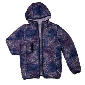 Paradox Jacket Kids Puffer Lightweight Jacket - Purple and Blue